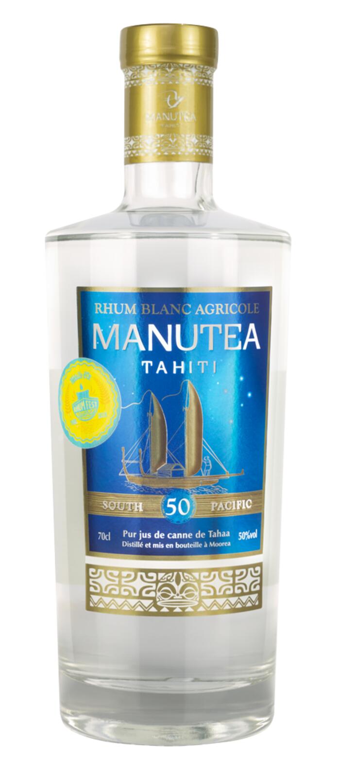 White Agricultural Rum 50° Manutea