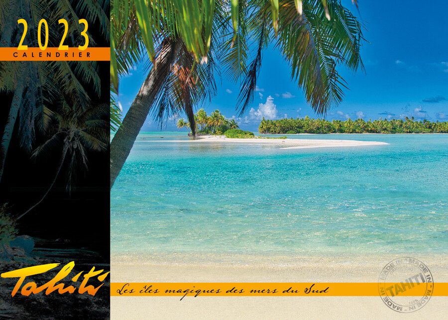 Kalender 2023 - Atoll Moorea Blumen