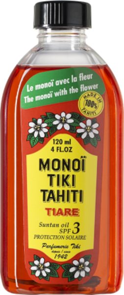 Tahiti Monoi Sun Tan oil 4oz - Tiare