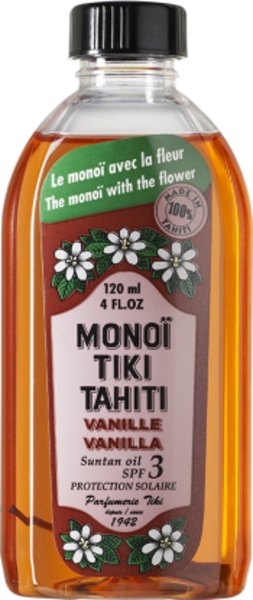 Monoi de Tahiti Abbronzante 120ml - Vaniglia