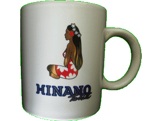 Taza Hinano Tahiti - Blanco