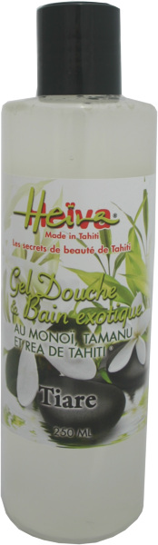 Shower Gel with Tahiti Monoi Oil and Tiare Flower fragrance 8.5oz