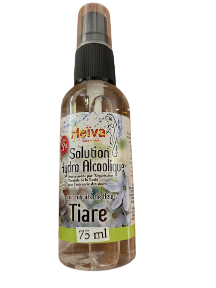 Solution hydroalcoolique Vanille ou Tiare Tahiti